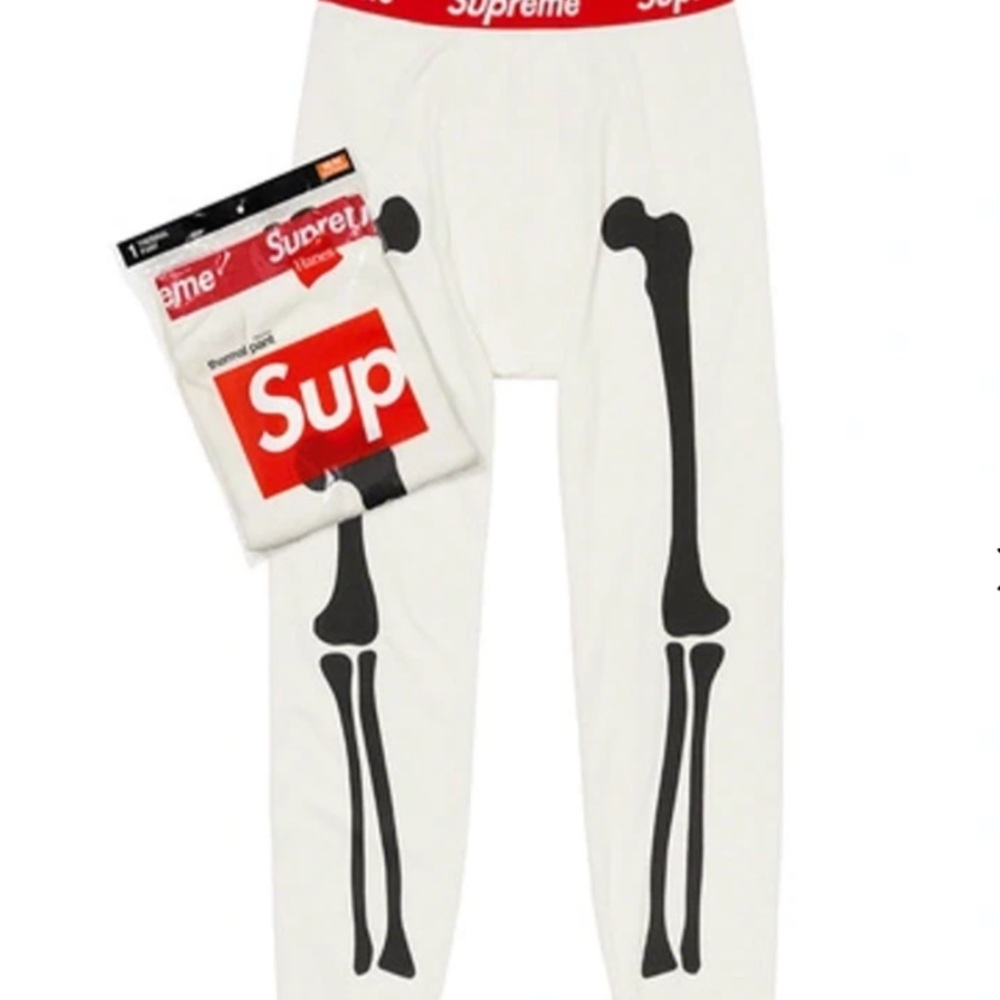 Supreme/Hanes Bones Thermal Pants (M)